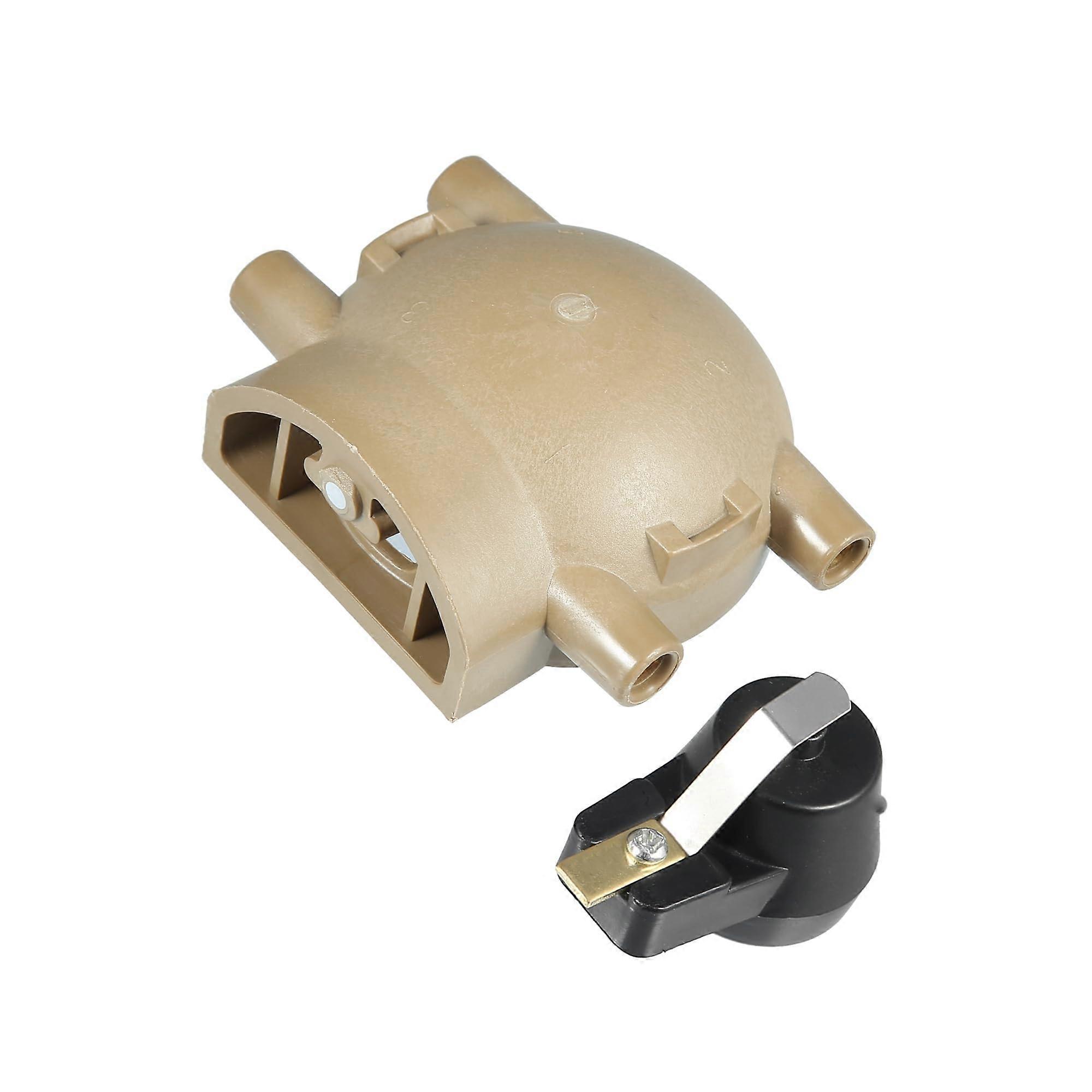 Terminal Ignition Distributor Cap with Rotor for Ford 4 Cylinder for Tractors 2N 8N 9N with Front Mount Distributor Vehicle Components