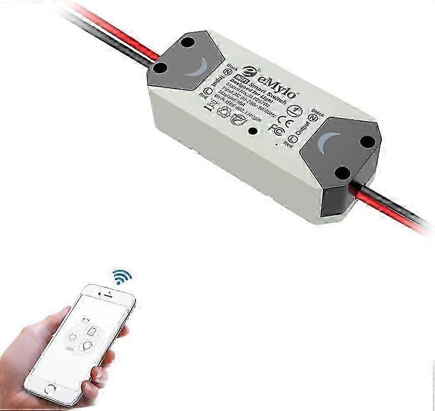 Switch-uri inteligente Wifi, Emylo Wifi Relay Switch Wireless Remote Control Switch Module Smart Switch Home Automation Cronometre compatibile cu Alexa Echo Goog