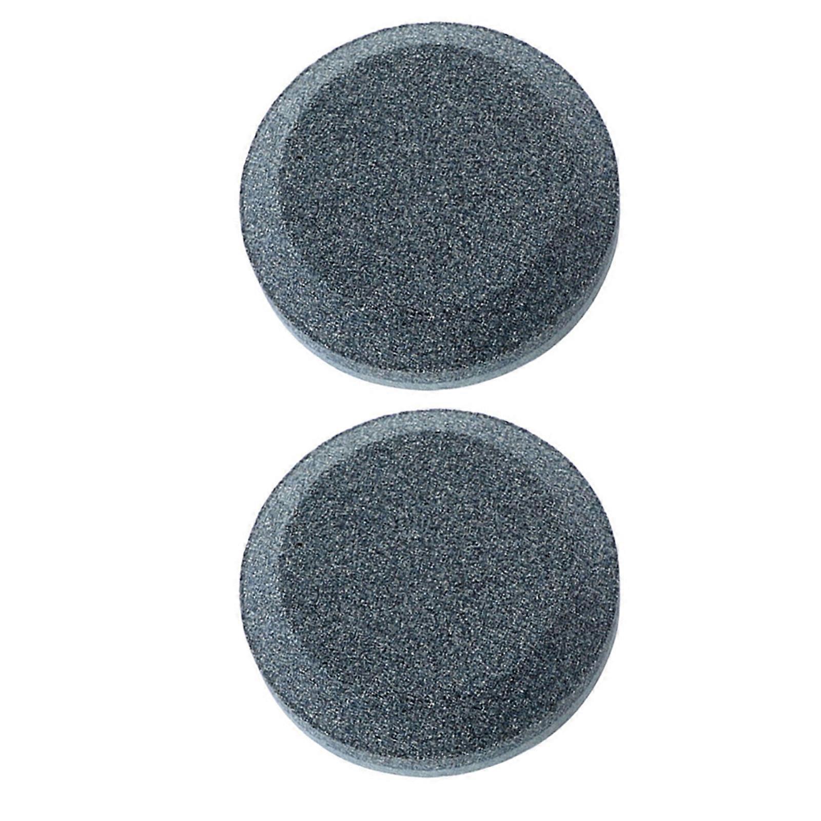Double Grit Round Sharpening Stone For Cutter Machetes Axes Portable Kitchens Tool With Sandstone Construction