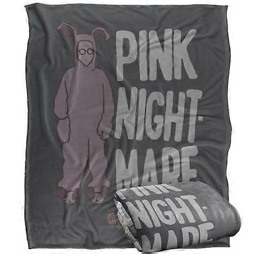 A Christmas Story Pink Nightmare Blanket