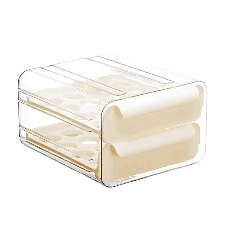 Plastic Kitchen Refrigerator Container Organizer Egg Tray Tray