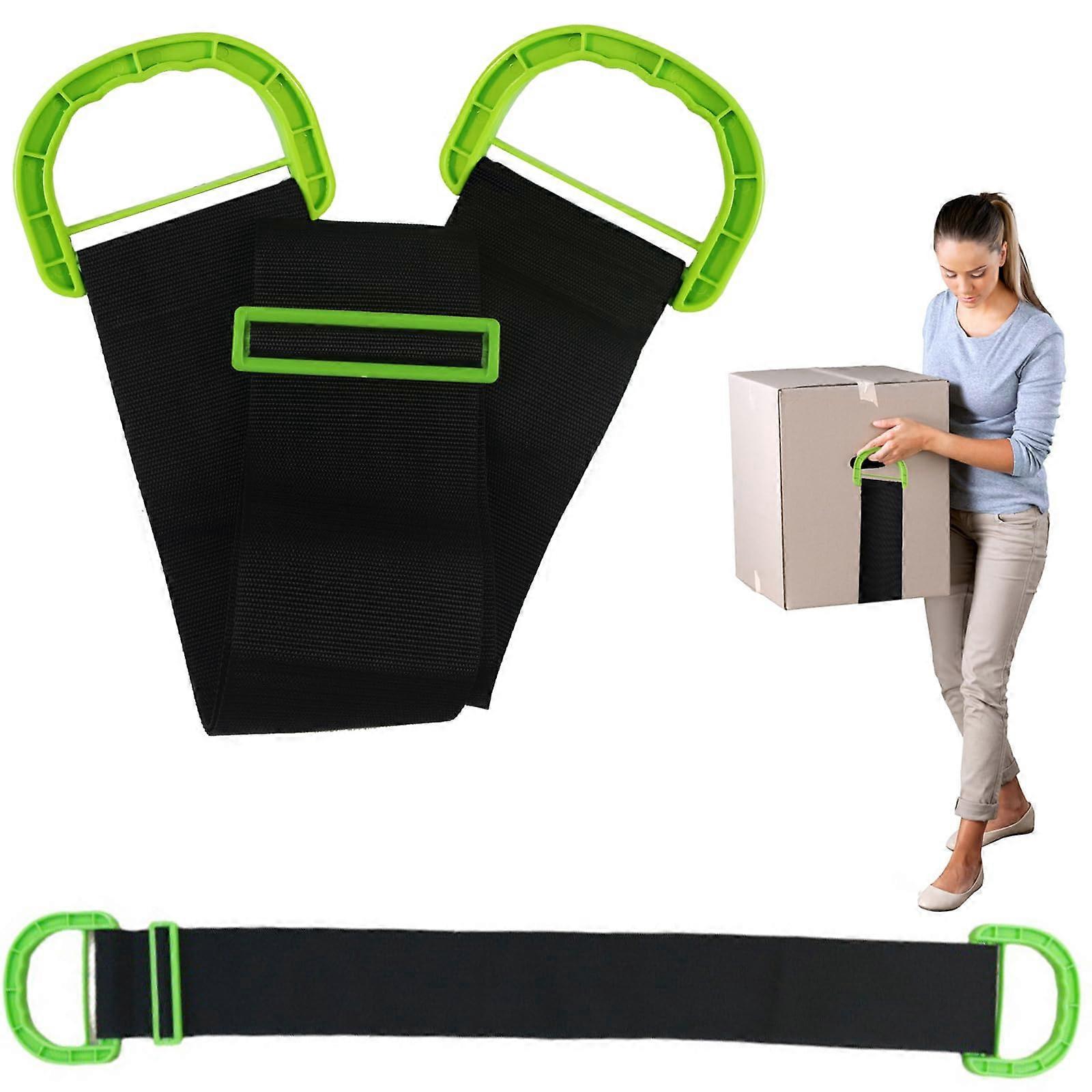 Adjustable Moving Straps, 2Pack 1Person Handle Moving Lifting for Straps Moving Refrigerator,Furniture, Boxes, HouseMoving,Support up to 660Lbs