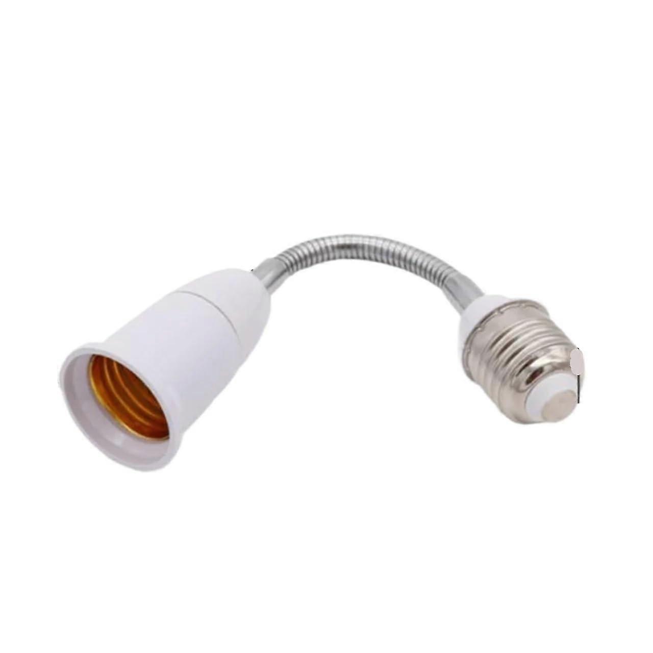 E27 to E27 LED Light Bulb Base Socket Flexible Extension Lamp Holder Converter Plug 18cm/28cm/38cm/48cm/58cm(Type 1)