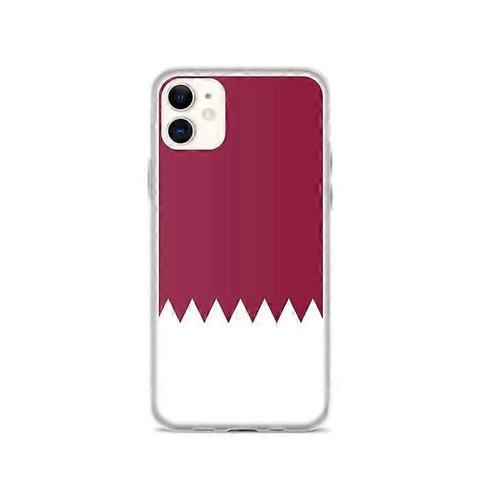 Phone Case - PIXELFORMA - Qatar Flag - Compatible with iPhone 11 - Flexible - Shockproof