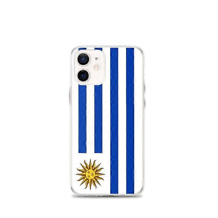 Phone Case - PIXELFORMA - Uruguay Flag - Compatible with iPhone 12 mini - Soft - Shockproof