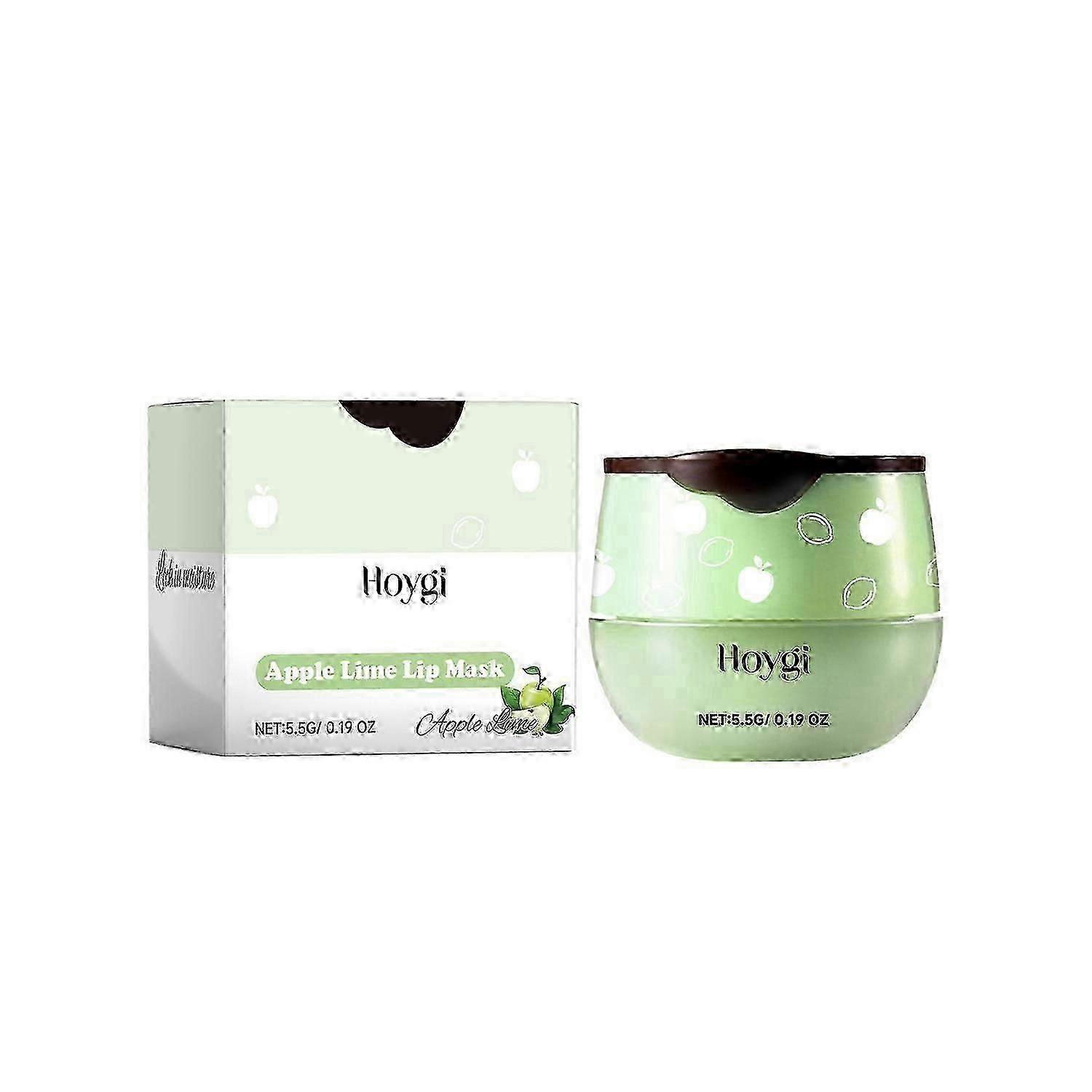 Hoygi Green Apple Lip Mask, Moisturizing And Moisturizing Lips, Reducing Lip Lines, Preventing Dry C