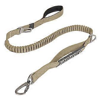 Cintura di sicurezza per animali domestici con assorbimento degli urti, guinzaglio elastico per cani con moschettoni resistenti per varie razze, colore arancione