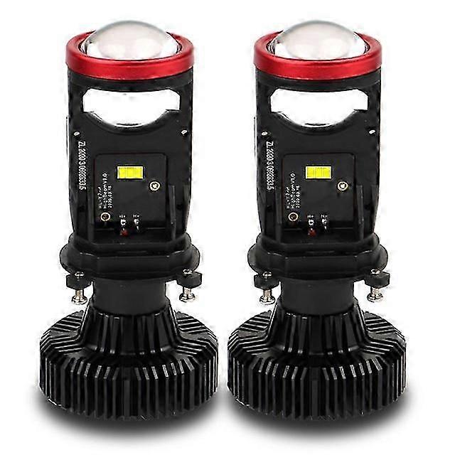 H4 Led Headlight Bulbs Canbus Lens Mini Projector Lens 120w Auto Car Lamp Fog Light 9003/hb2 Hi/low 30000lm 6500k 12v( Y7d)