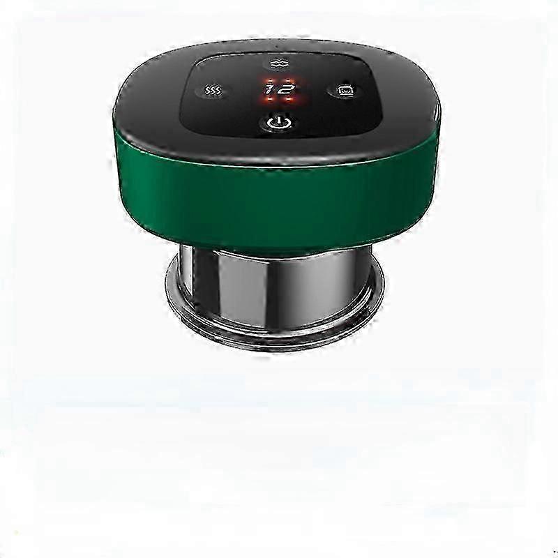 電気カッピングセラピーセット、スマートカッピングセラピーマッサージャー、筋肉痛緩和のための赤色光真空療法によるポータブルカッピング