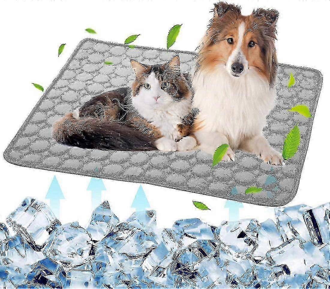 Dog Cooling Mat Washable Pet Pad Summer Self-Cooling Bed
