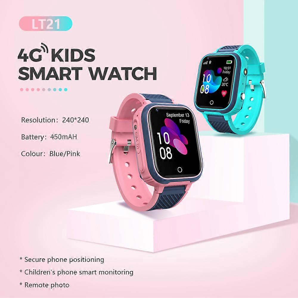 4G Kids Smart Watch 1.4 inches Touch Screen LBS WiFi GPS WIFI Location Children Smartwatch Phone Call SOS Voice Video Chat Camera IP67 Waterproof Wri