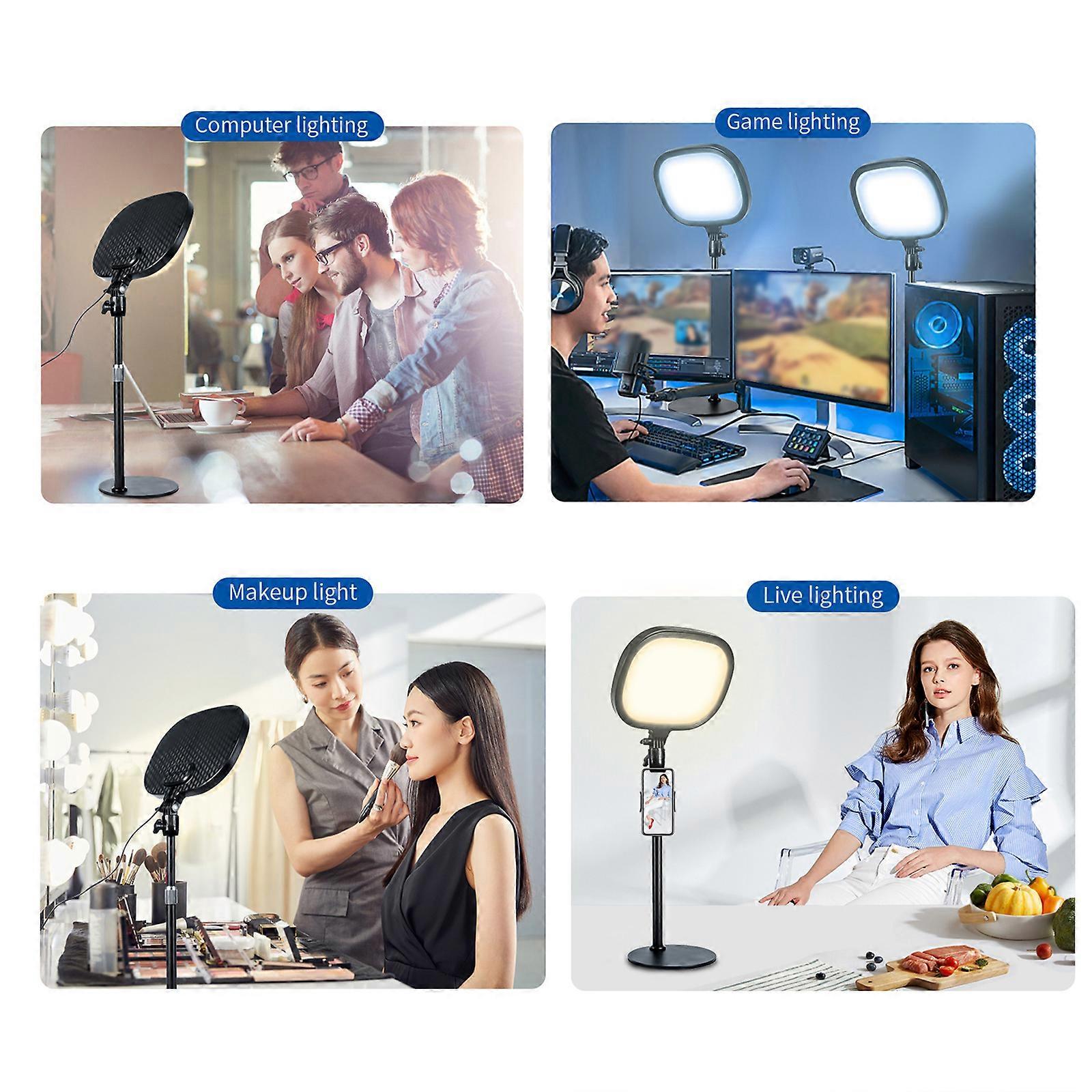 LED Live Streaming Fill Light Video Conferencing Light Selfie Photography Soft Light
