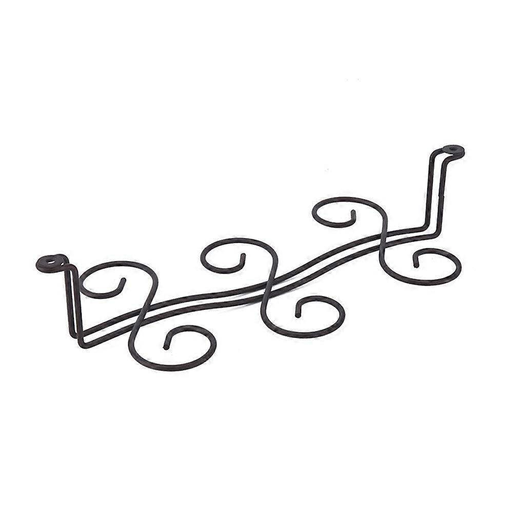 Iron Cup Holder Rack for Kitchen Organizer – Multi Functional Drying Shelf for Mugs, Plates, and Cups, Bronze Finish, Countertop or Table Use