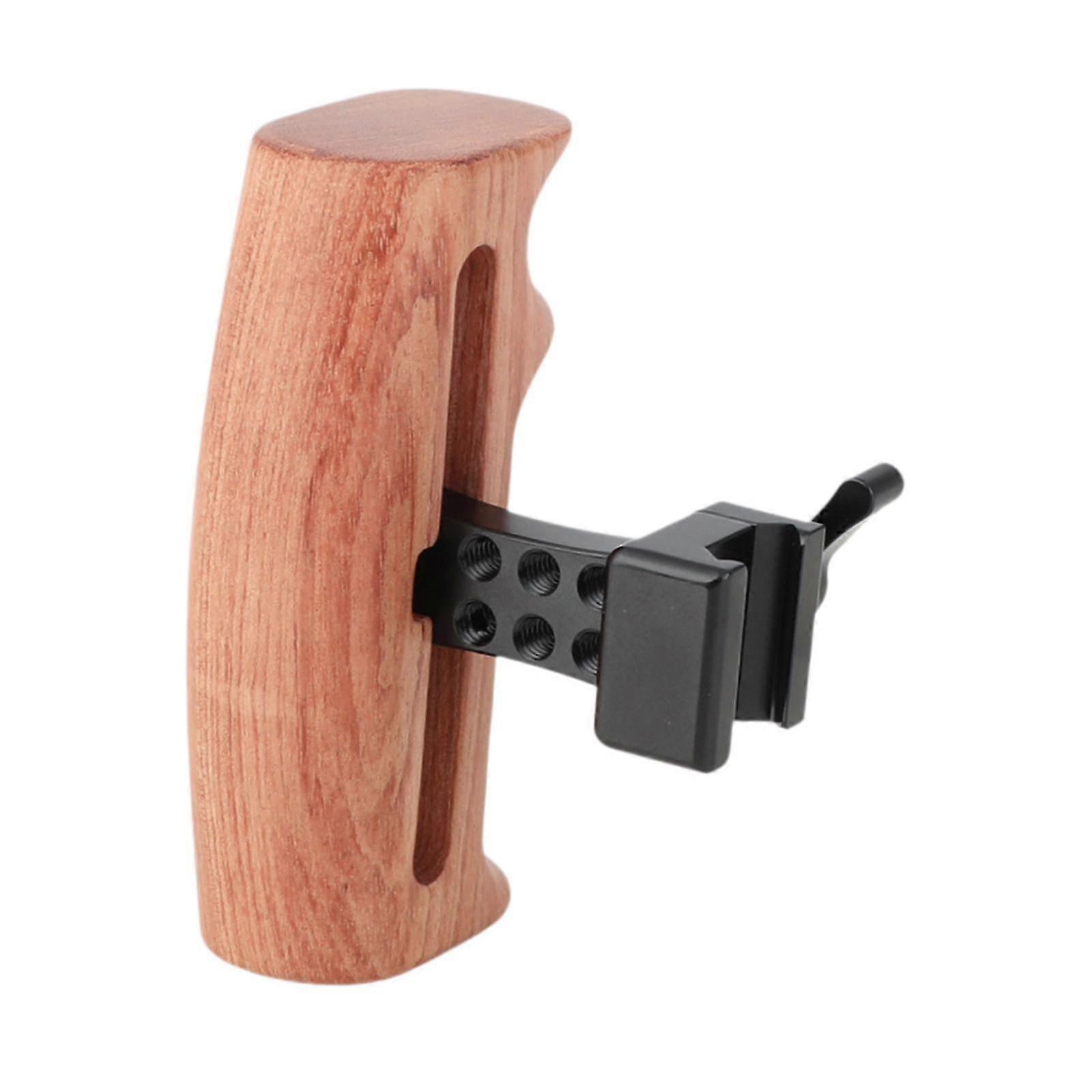 Camera Cage Rig with Left and Right Handles, Includes Nato Rail and Side Handle for Enhanced Support and Control
