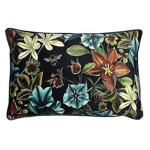 Evans Lichfield Midnight Garden Aquilegia Cushion Cover