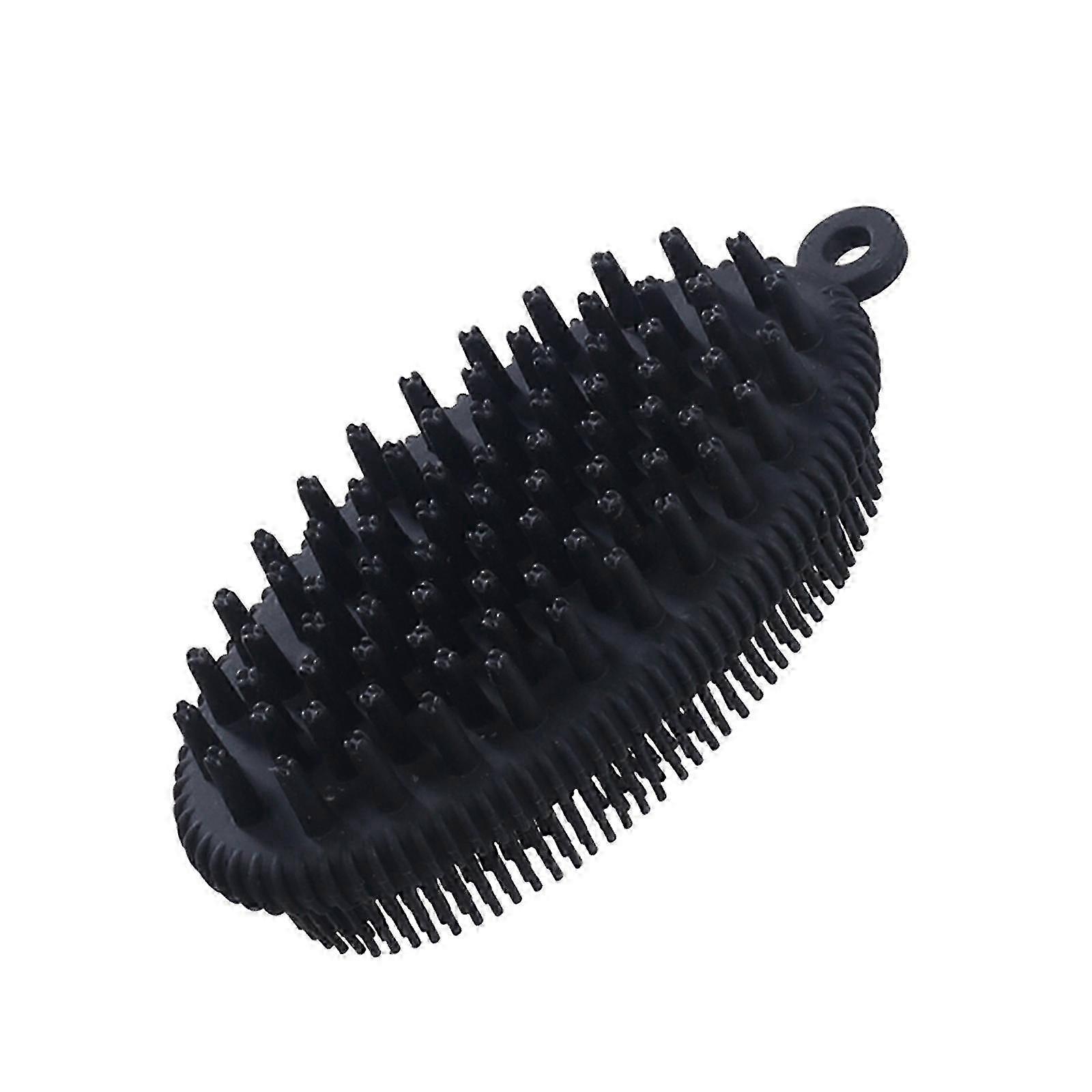 Silicone Shampoo Brush Double-sided Massage Bath Brush