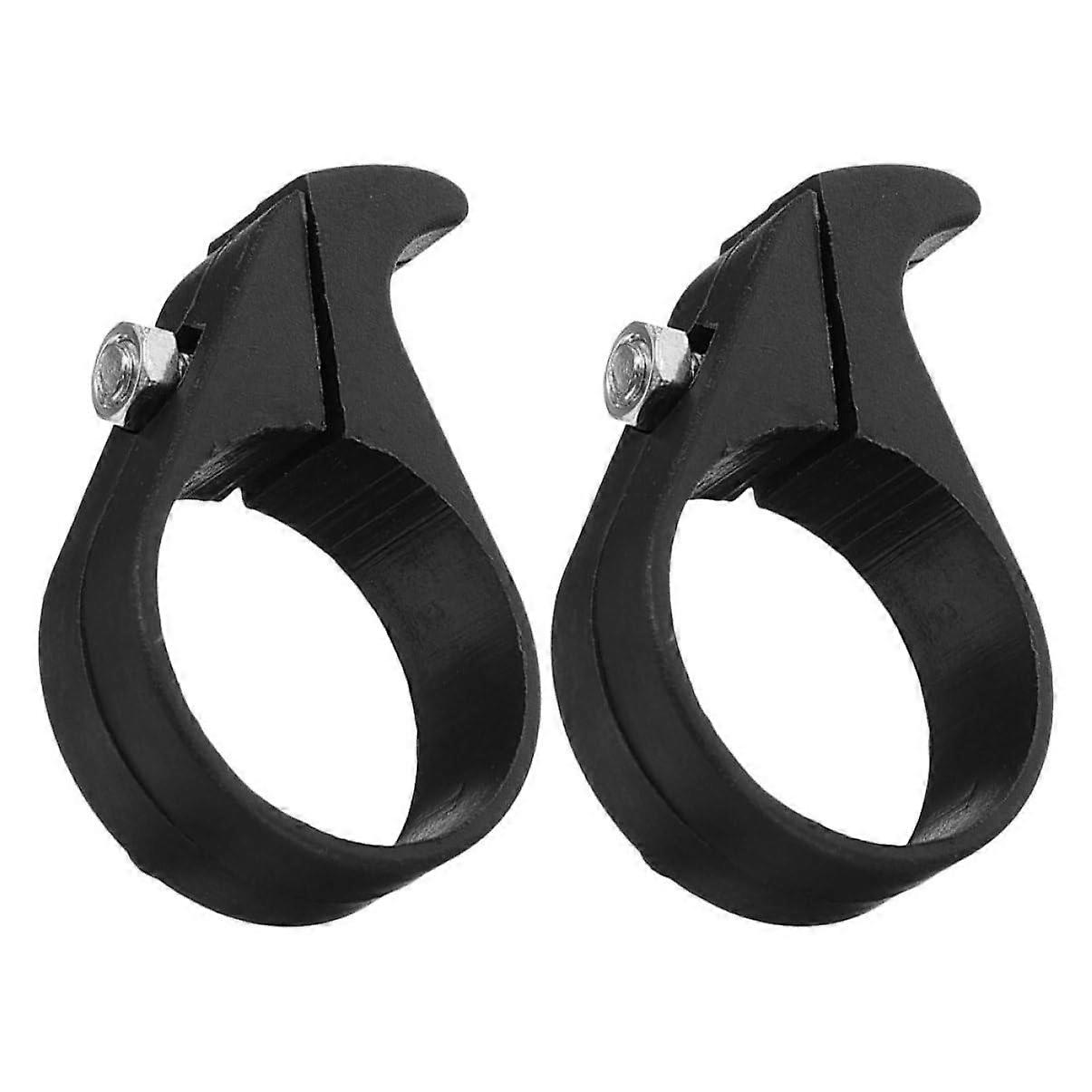 Pack of 2 antidrop chain guide, black plastic chain deflector and guard, chain bicycle chain stabiliser protection for folding and mountain bikes