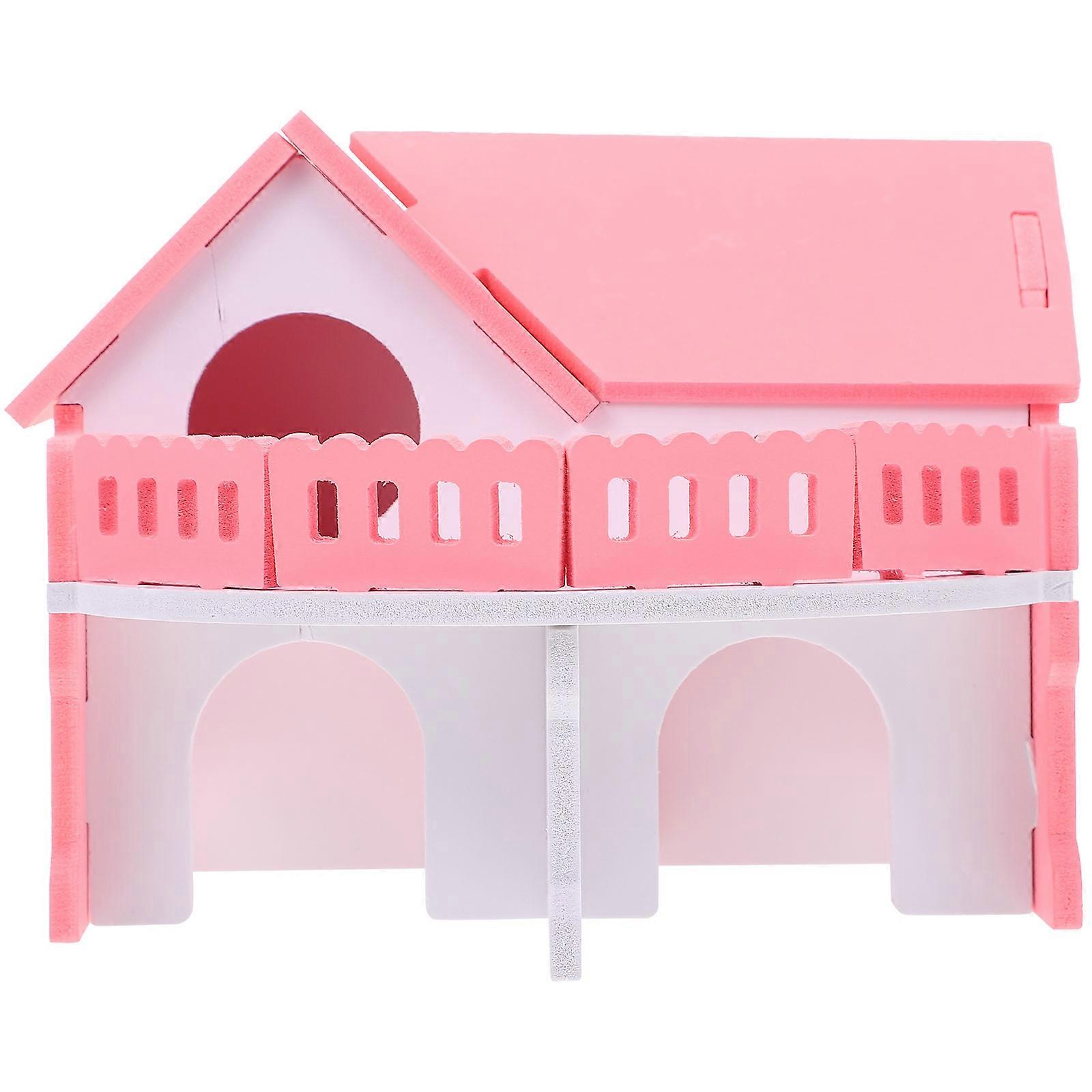 Pet Sleeping House for Hamsters, Strong Plastic Den for Relaxation