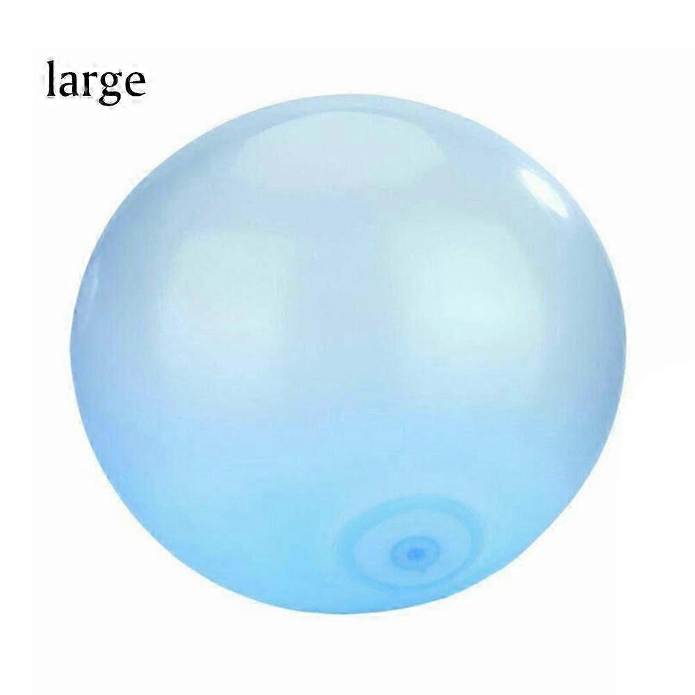 New Inflatable Ball Bubble Ball Water Filled Transparent Bubble Ball TPR Blowing Ball Large 80CM, Random Colors