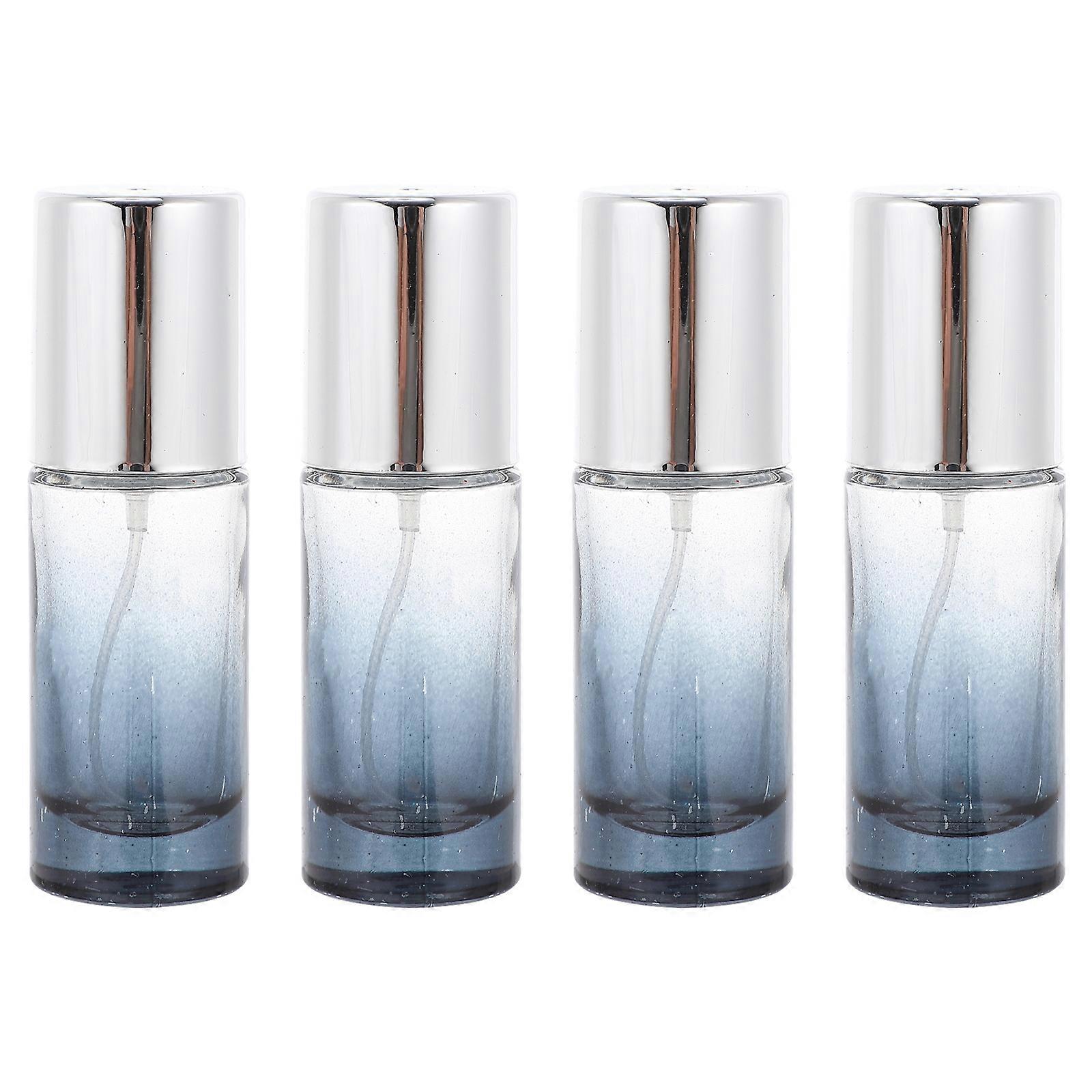 Refillable Travel Perfume Atomizer Glass Bottle Perfume Container For Women 4Pcs