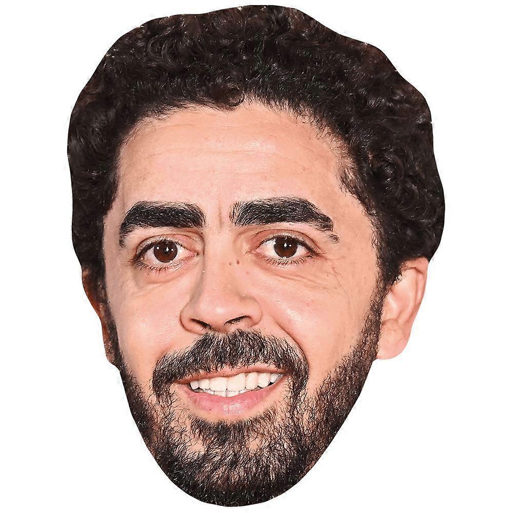Arriles Amrani (Beard) Celebrity Mask, Flat Card Face