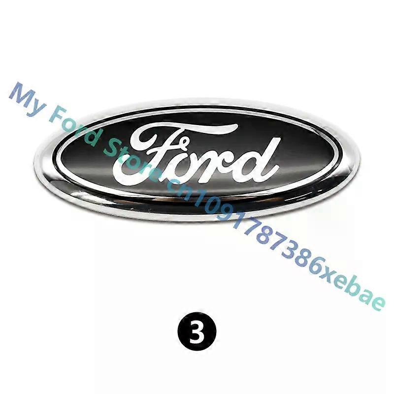 Car Front Grille Logo Trunk Accessories Hood Sticker Suitable for Fute Focus mk2 mk3 Fiesta mk7 Ranger Mondeo mk4 S-MAX Kuga