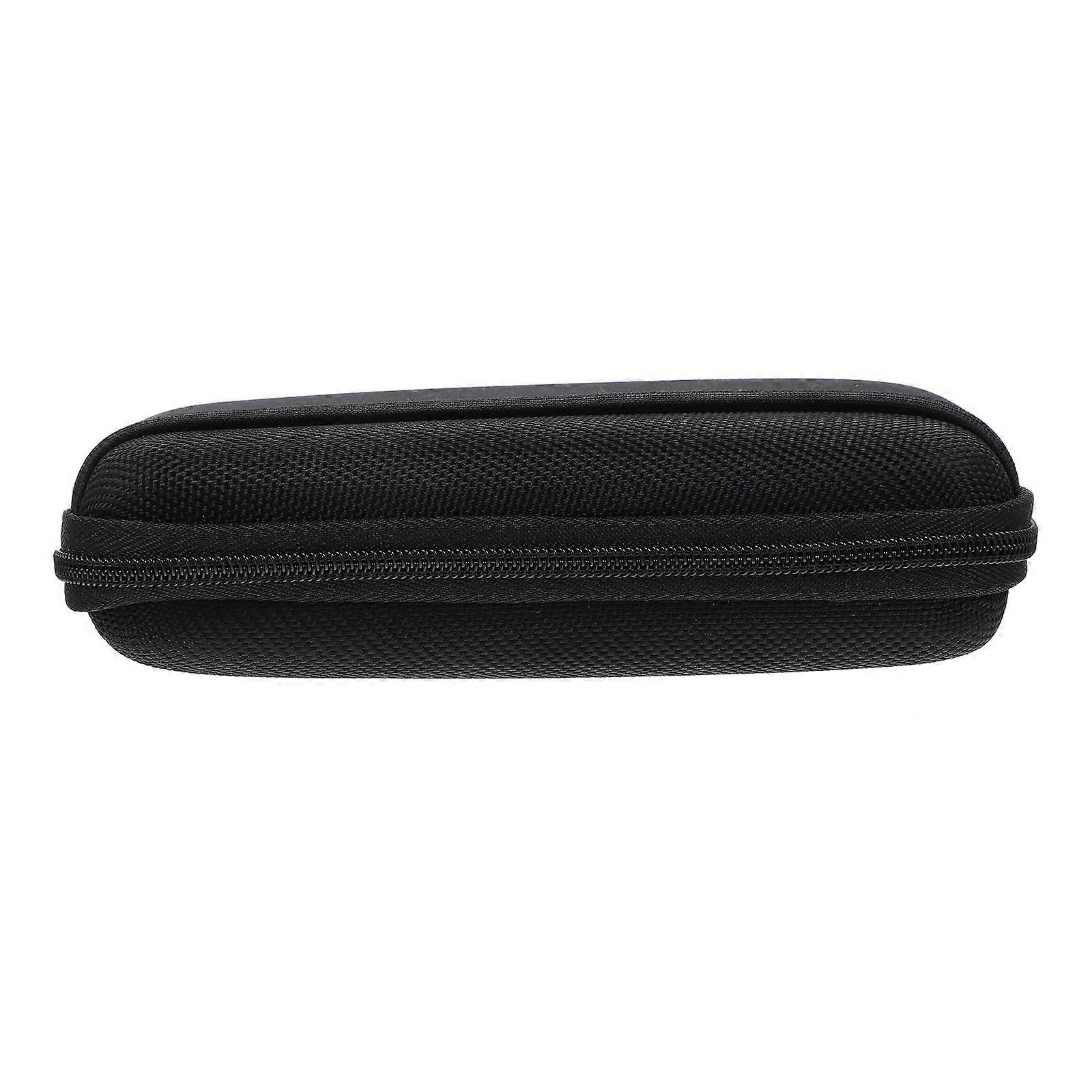 Compact Electronic Organizer Bag for USB Cables, Chargers, Power Banks & Hard Drives – Travel Accessory with Mesh Pockets, Black