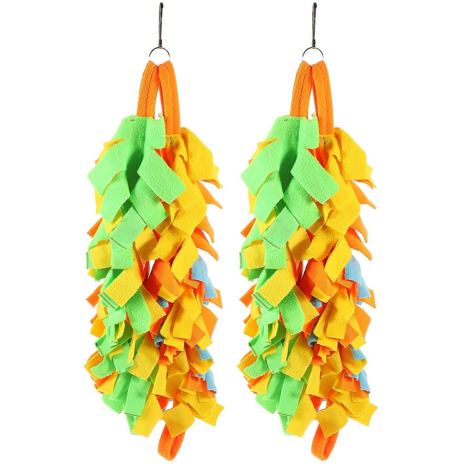 It looks like you've provided a product title or listing description for a pet toy, possibly intended for parrots, hamsters, or small birds. The text