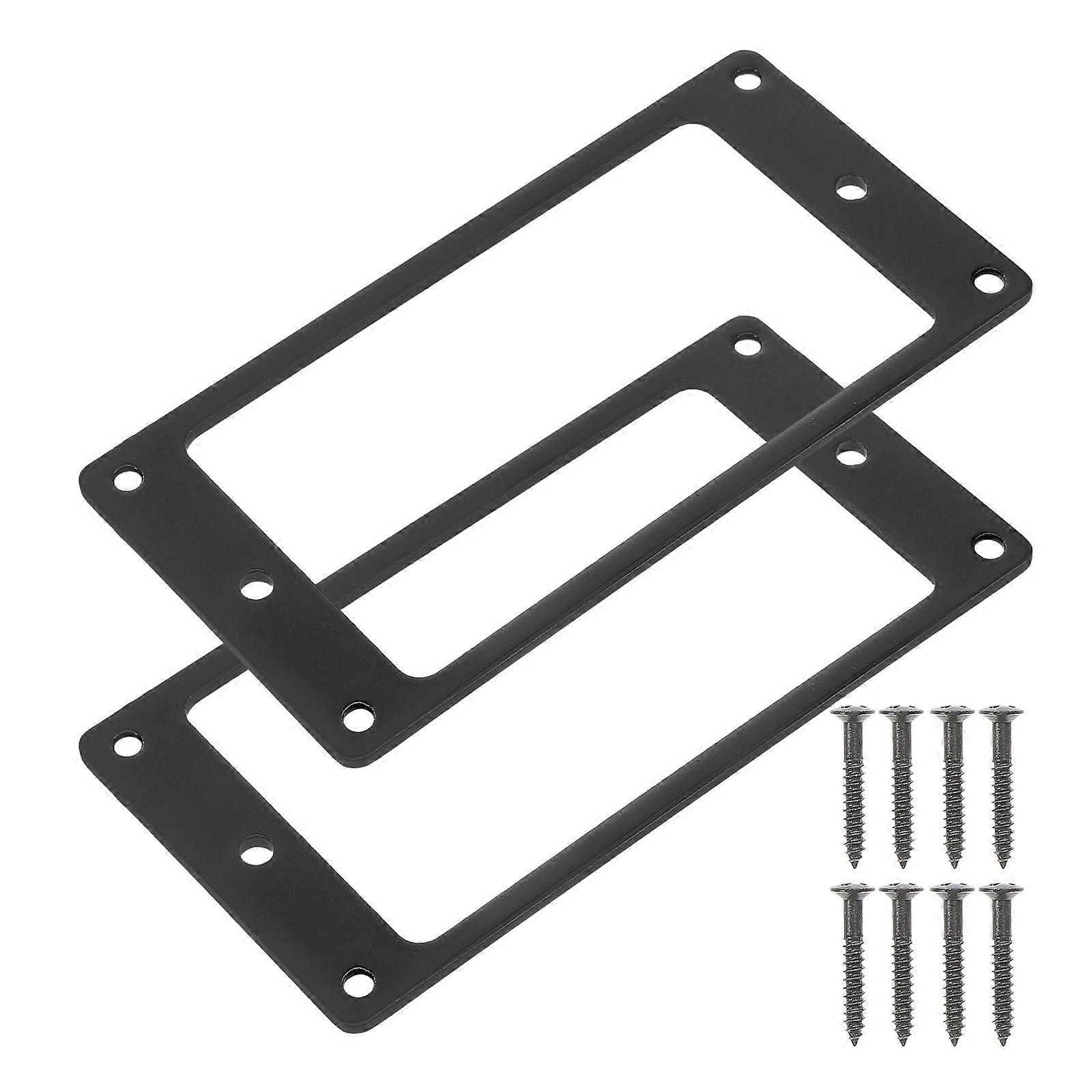 Metal Guitar Pickup Frame Set with Wear Resistant Mounting Rings for Electric Guitars – Easy Installation and Enhanced Sound Precision