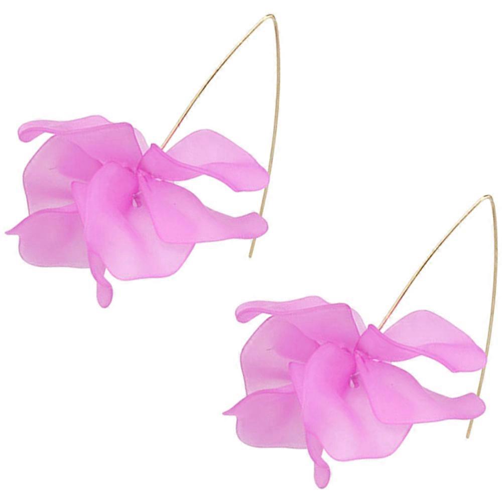 Floral Dangle Earrings for Women – Elegant Flower Petal Design, Durable & Skin Friendly, Perfect for Weddings, Birthdays, and Special Occasions