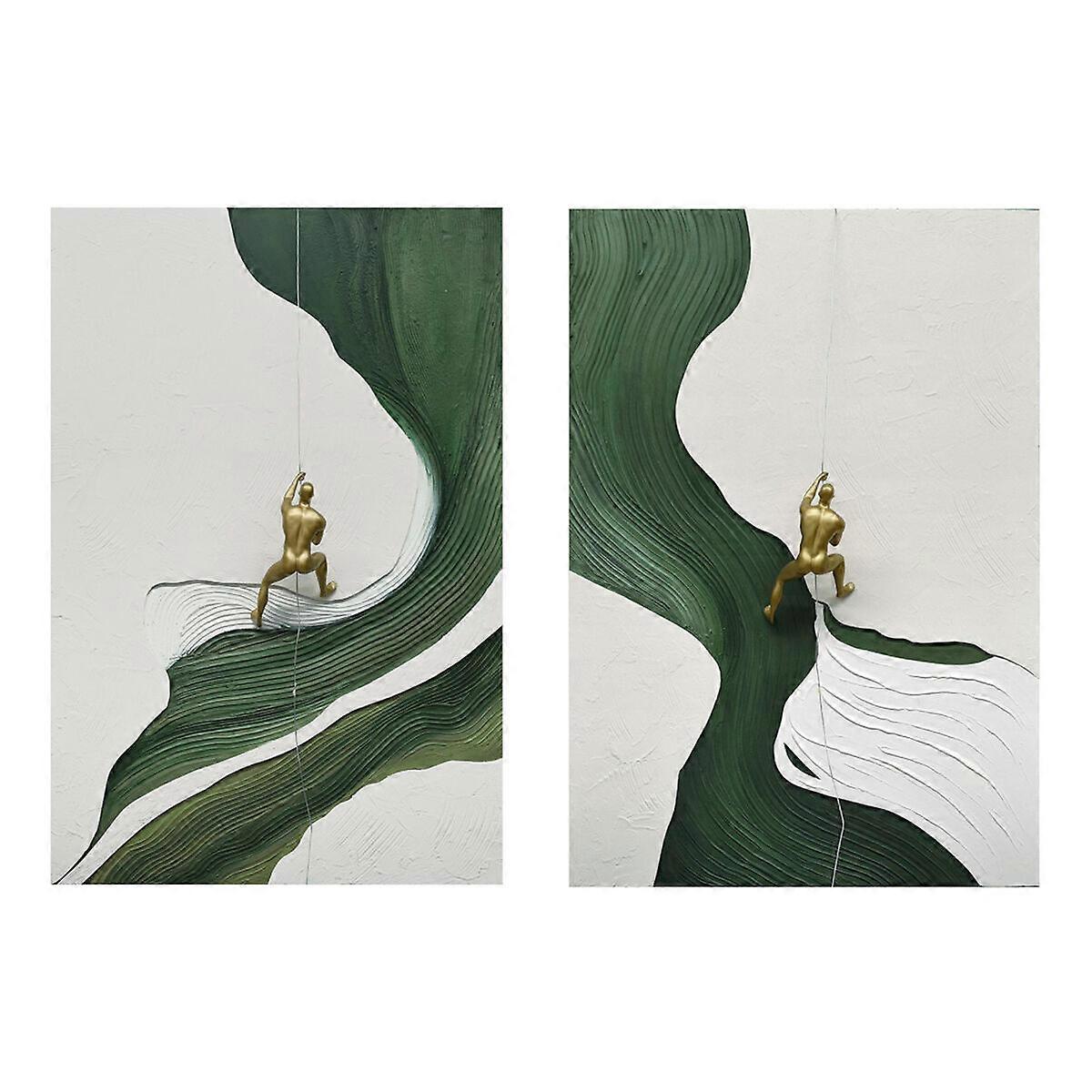 Canvas Home ESPRIT Resin Canvas 80 x 3.5 x 120 cm