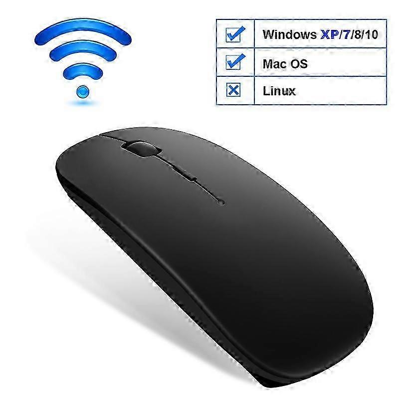 2.4g / Bluetooth Mouse Tablet Notebook Office Rechargeabl Bluetooth Mouse Double Mode Silent Thin Wireless Mouse