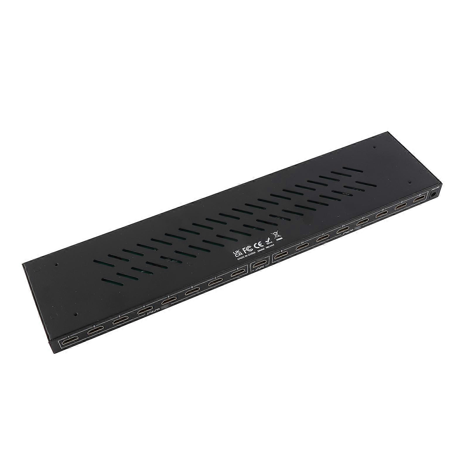 4x4 Video Splicer 4K HD Multimedia Interface Video Väggkontroll 16 Sätt Multi Screen Splicing TV-processor