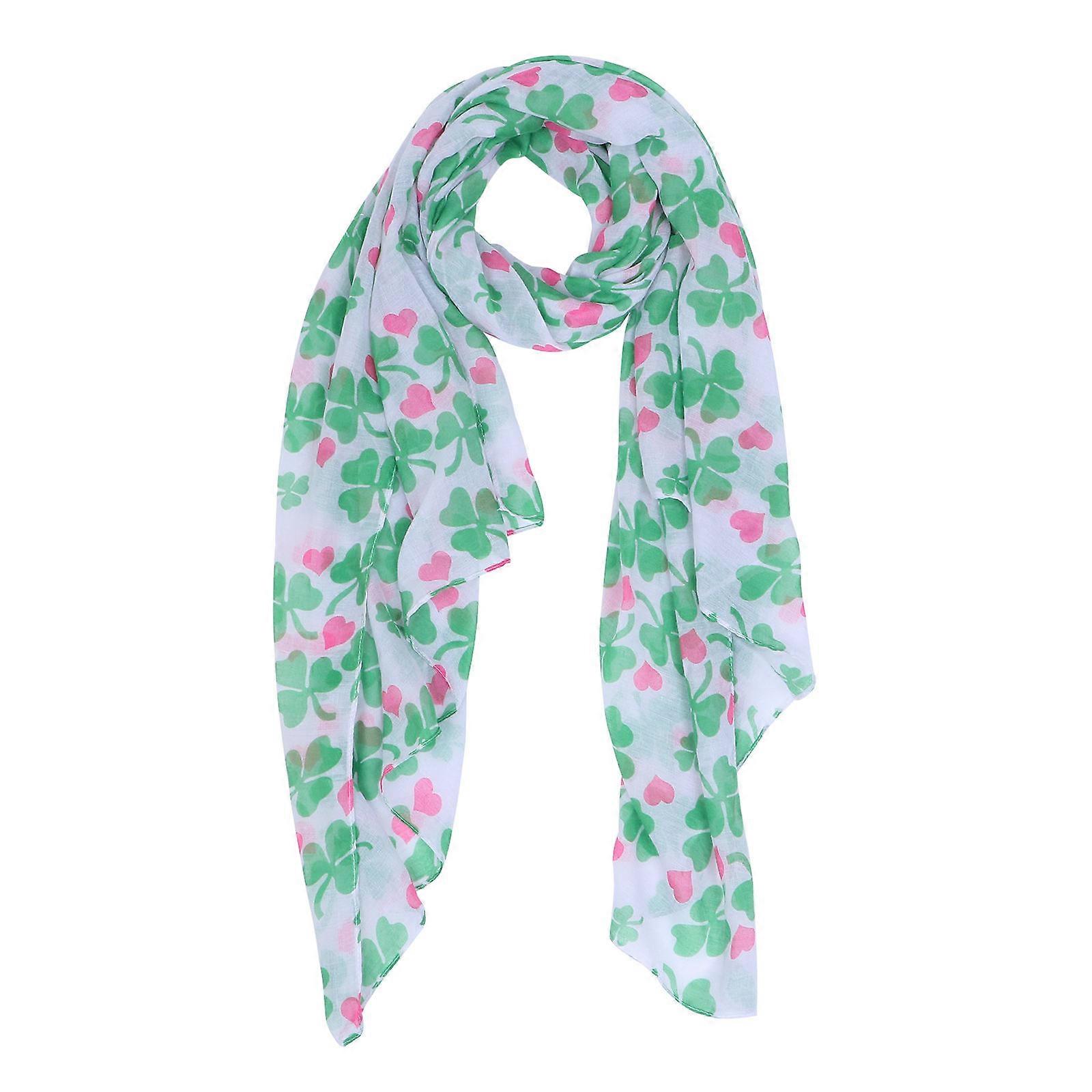 Ladies Silk Scarves Lightweight Elegant . Patrick's Day Accessory 180x90cm 1Pack