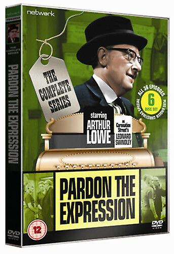 Pardon the Expression The Complete Series DVD (2011) Arthur Lowe cert 12 6 - Region 2