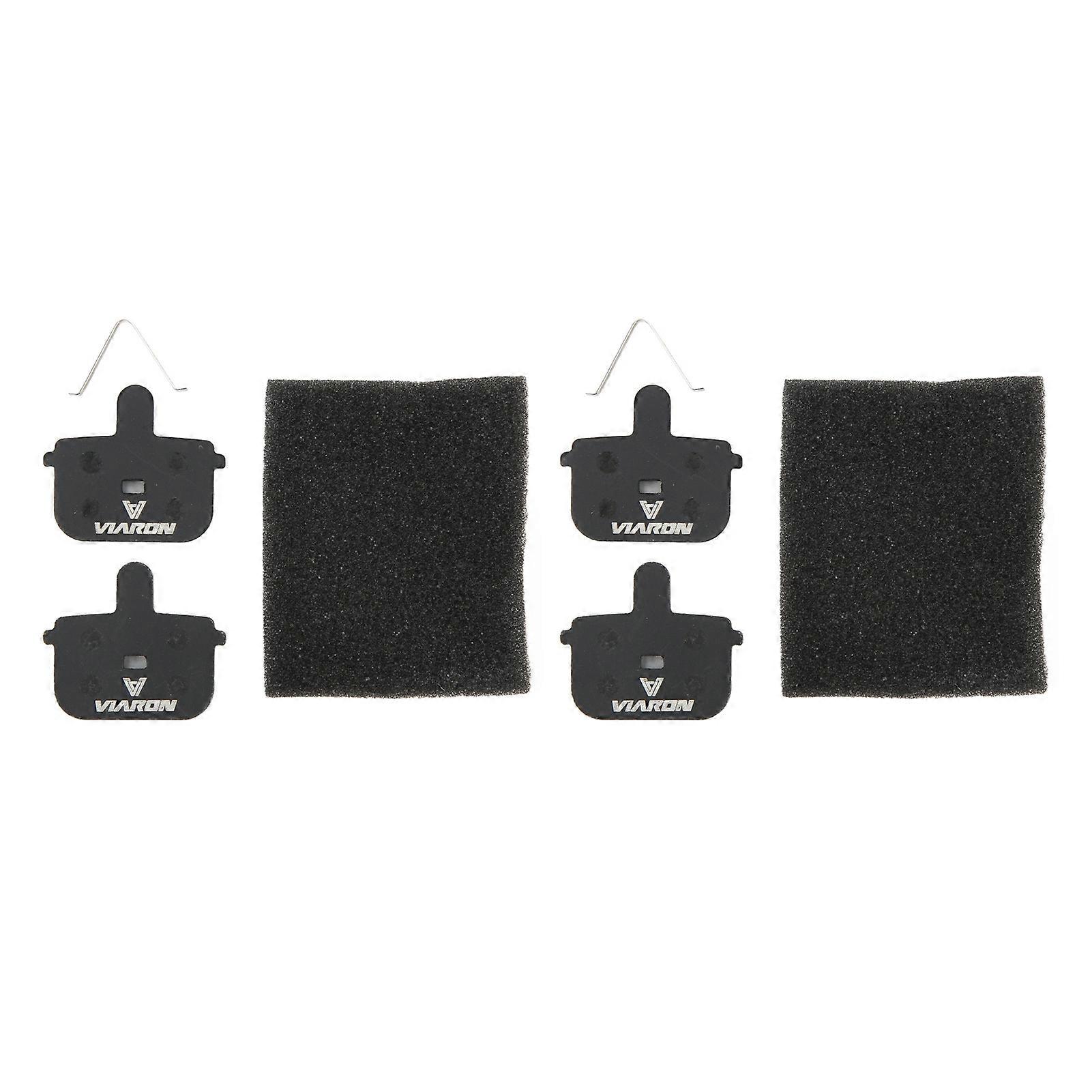 2 Pack Semi-Metallic Resin Bicycle Disc Brake Pads Replacement for Cycling