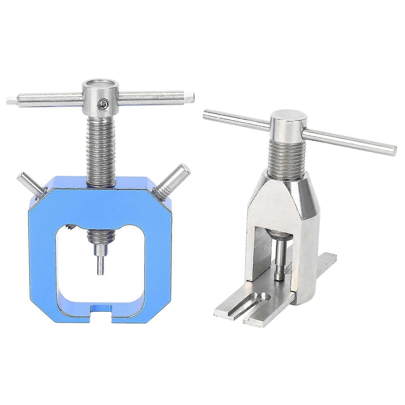 2st Universal RC Motor Kugghjul Växellåda Verktyg Sats - Blå & Silver
