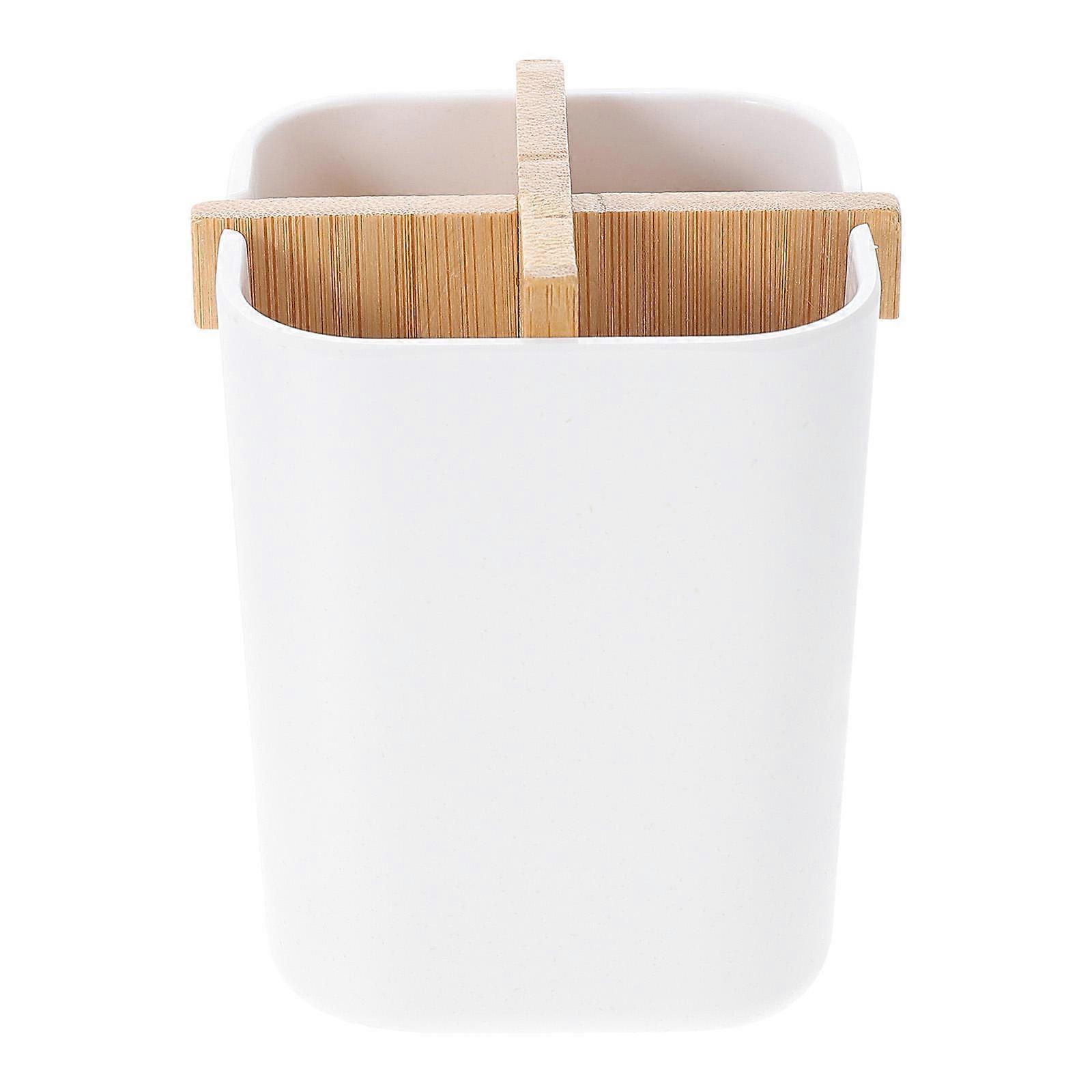 Bathroom Toothbrush Holder Cup Portable Toothbrush Cup Space Saving 10x8x8cm 1Pack
