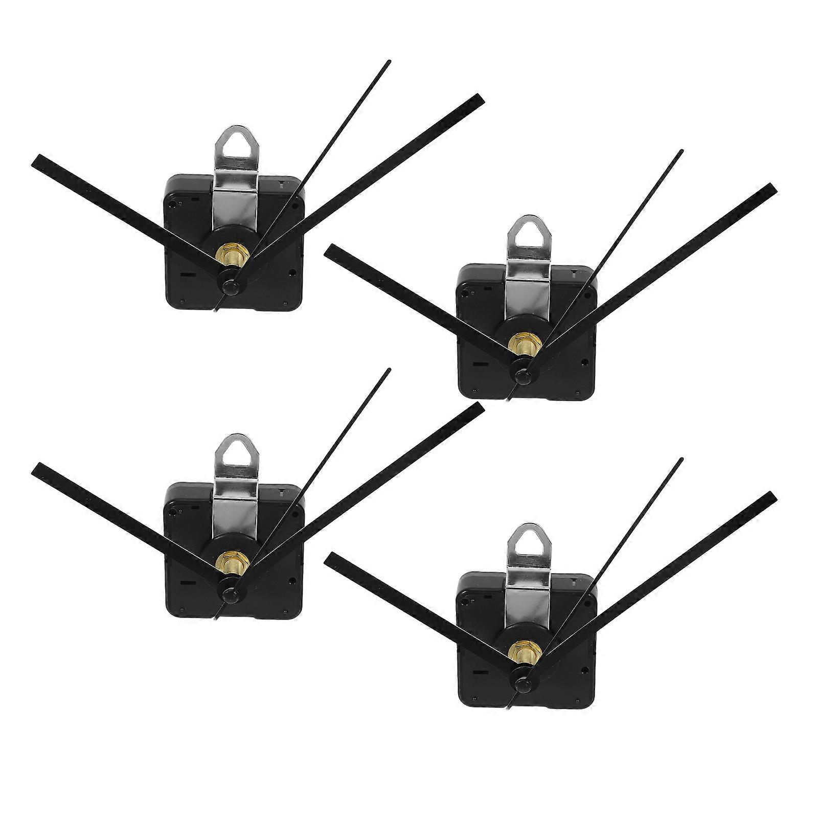 Long Shaft Silent Quartz Clock Movement Kit with Hands – DIY Clock Mechanism for Repair, Crafting, Home and Office Use