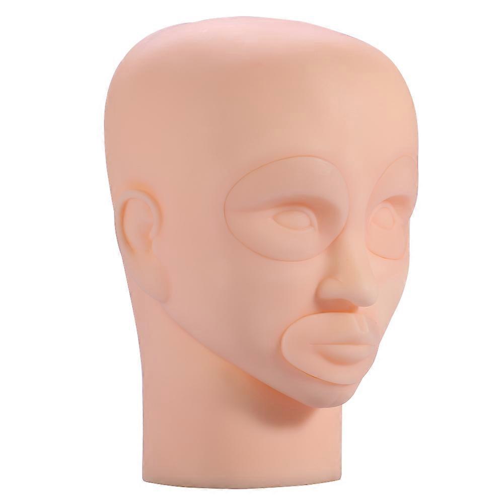 Removable Silicone Practice Mannequin Head 22cm for Tattoo