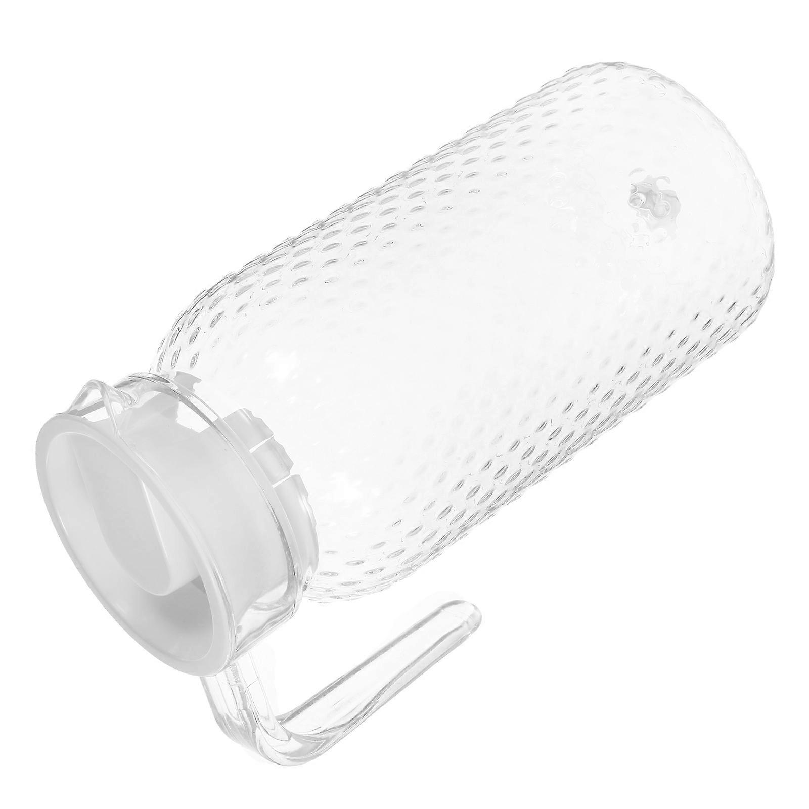 Drinking Pitcher For Daily Use Transparent Acrylic 1L Capacity Airtight 1Pack