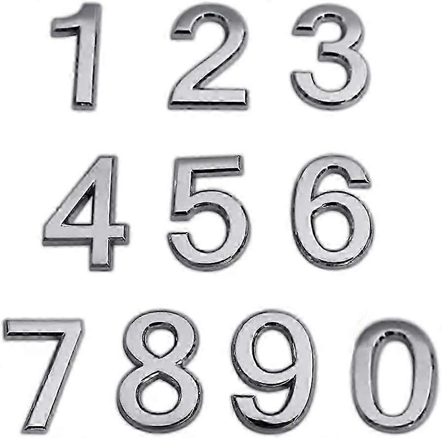 House Number Stickers 0 to 9 for Address Design - Suitable for Doors, Offices, Bedrooms, and Apartments