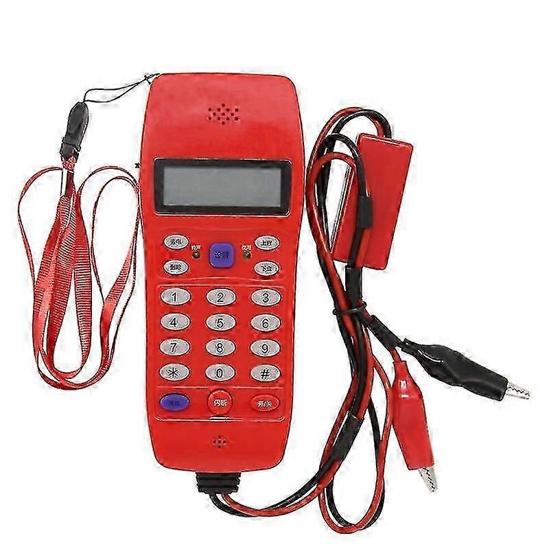 Nf-866 Telecom Check Telefoon Line Check Survey Line Tester Alligator Clip Telefoon Tester Chinese Versie