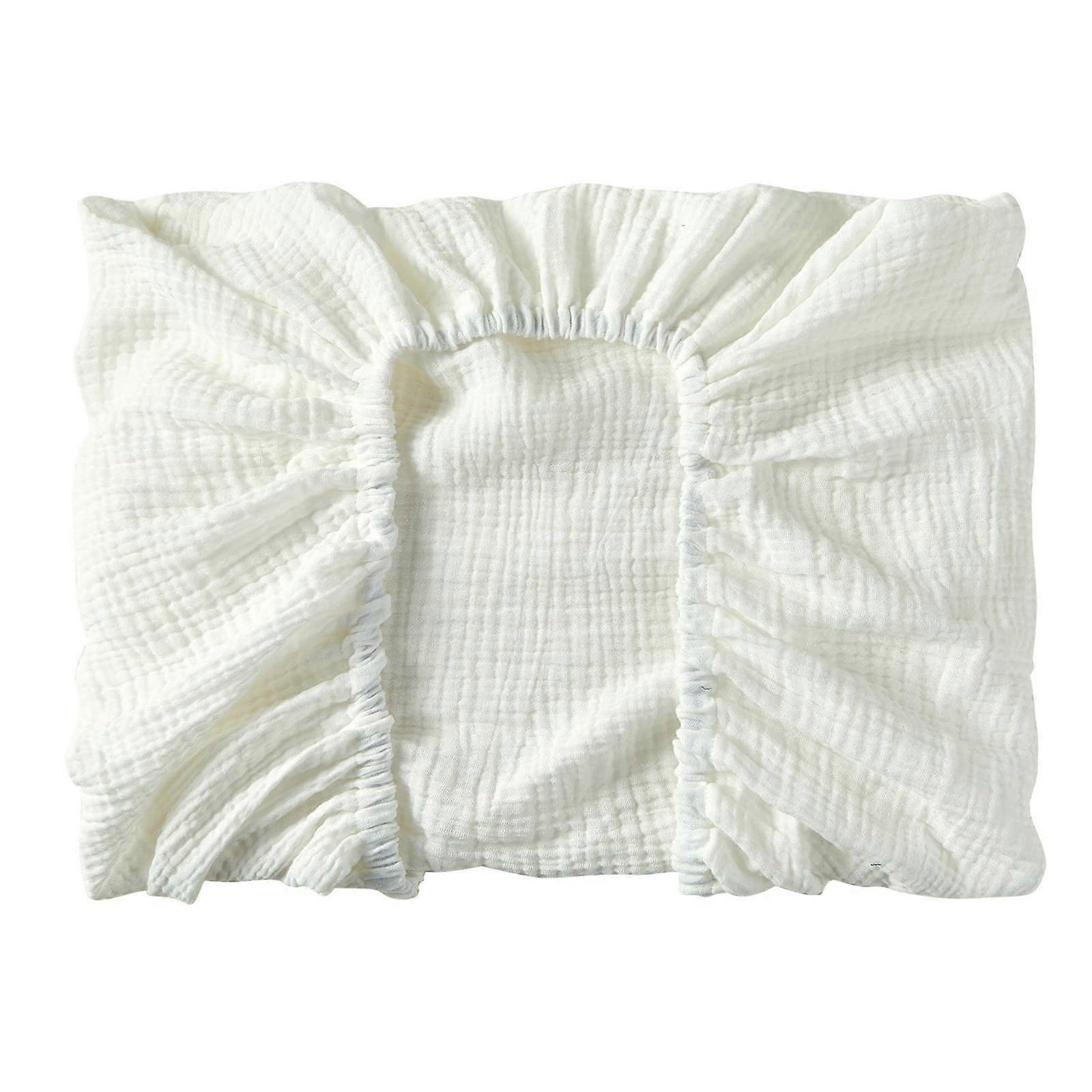 Cotton changing pad, breathable, suitable for all standard changing pads.