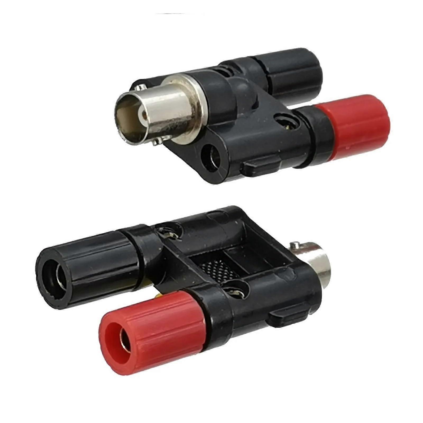 BNC To Banana Adapter, BNC Female To Dual Banana Female, RF Coaxial Converter, 1 Pc, Ideal For Lab Testing