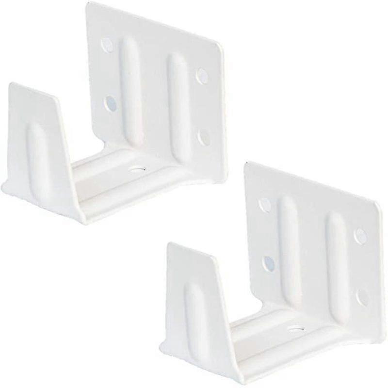 2 Pack White Center Support Bracket for 2 Low Profile Window Blinds Headrail Holder