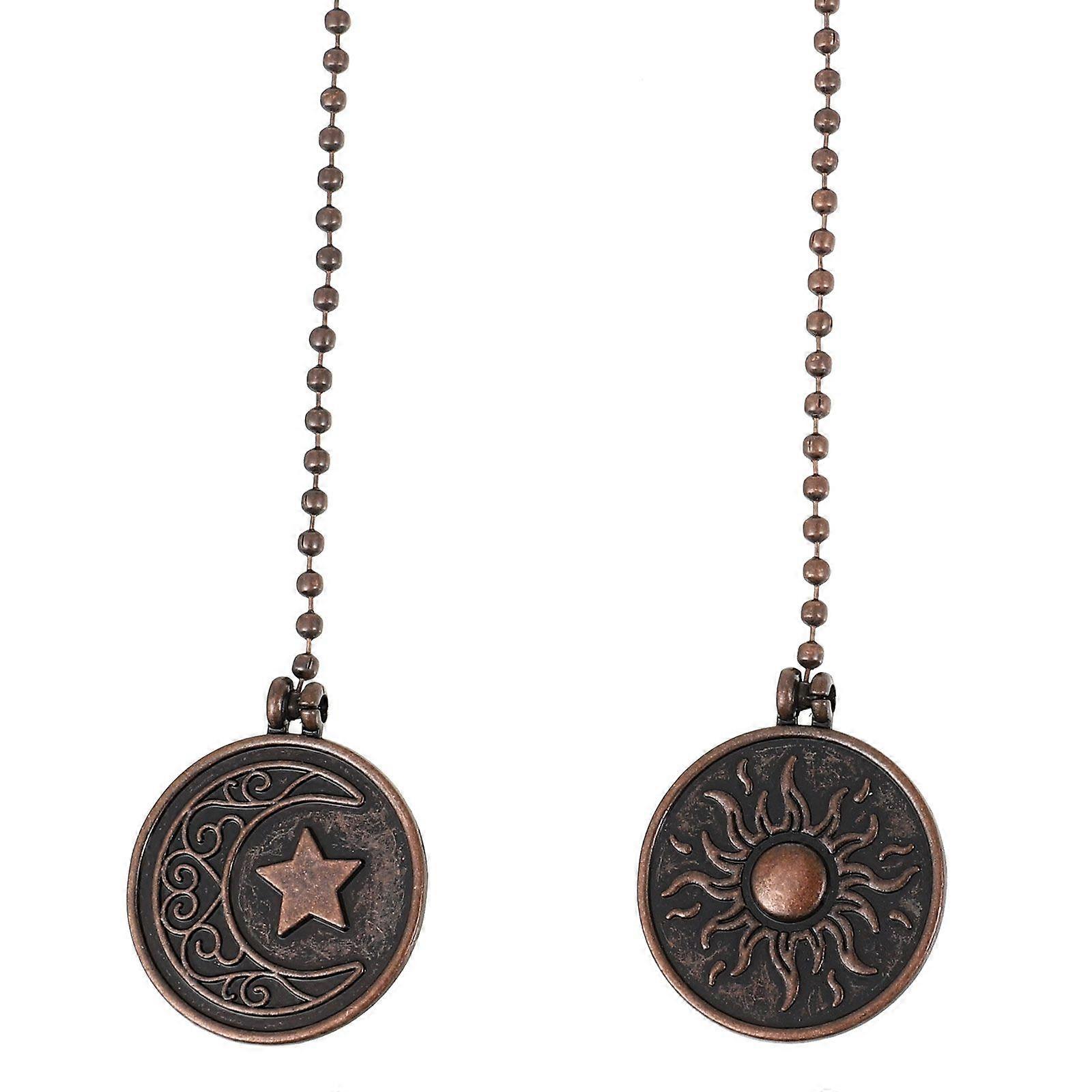 2Pcs Ceiling Fan Pull Chains Unique Light Hanging Adorns Ceiling Lamp Decor