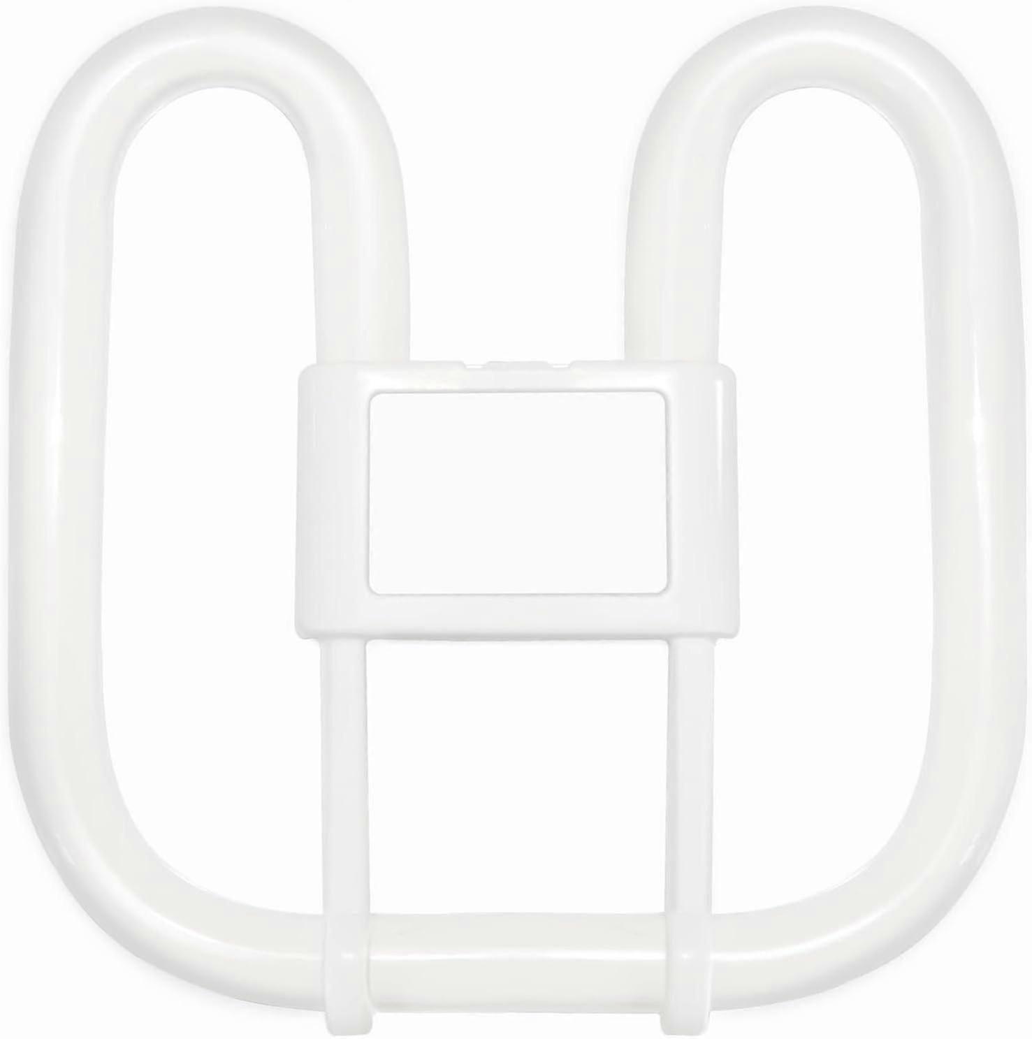 GR10q 4-Pin Bulb 28W 3500K Warm White, 2000LM, 2D Square CFL Compact Fluorescent
