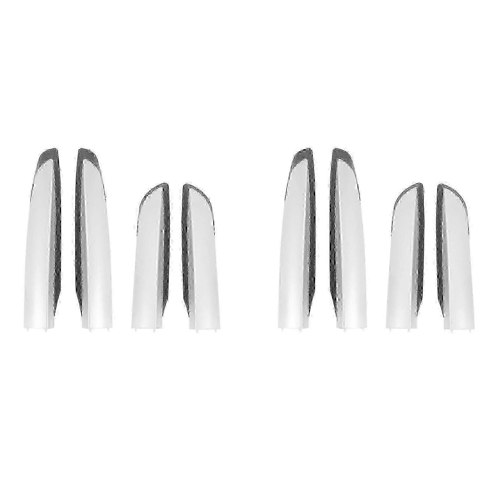 Κάλυμμα άκρων ράγας σχάρας οροφής, 8Pcs κάλυμμα σχάρας οροφής Αντικατάσταση καπακιού κελύφους για ορισμένα μοντέλα 2013-2018