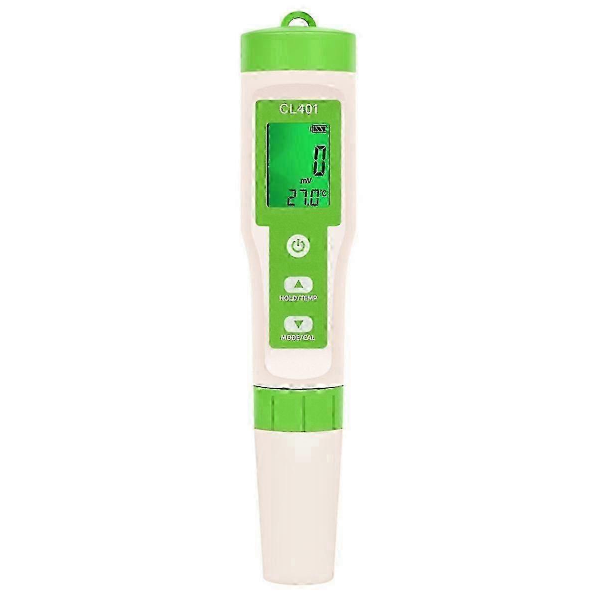 4-In-1 Water Quality Tester for Pools and Hydroponics - ORP, Temperature, Chlorine, H2